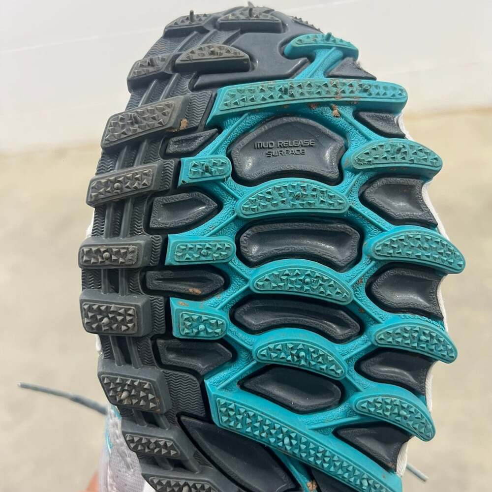 Adidas Kanadia TR Hiking Shoes Gray Blue Adiwear - Picture 11 of 16